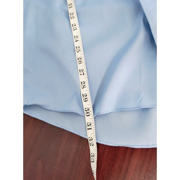 Donald Trump Signature Collection Dress Shirt Men's Sz 17 (36/37) Blue Button Up - Picture 7 of 11